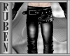 (RM)Beta Black pvc pants