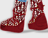 Red DD moon boots