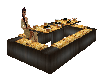 Brown/Gold Sushi Table