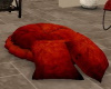 Floor Red Cushions