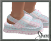 Pink & Blue Slippers