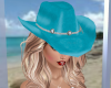 Turquoise Cowboy Hat V2