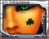 {XO} Shamrock FaceTat F