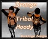 Orange Tribal Hoody
