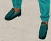 Teal Green Loafers