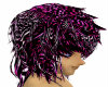 pink purple furry hair