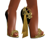 Delightful Gold Heels
