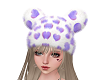 H Knit hat purple