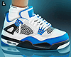 4s Retro Blue Sneakers