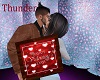 Valentine sign kiss