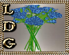 Blue  Stemmed Roses