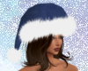 Cute Blue Santa Hat