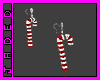 ~Candycanes-earring