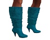 Teal boots