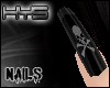 HyS* SkullBlack-Nails