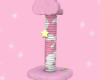 ! Scratching Pole Cat
