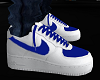 blue  sneakers