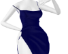 Blue Silk Goddexx Dress