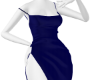 Blue Silk Goddexx Dress 