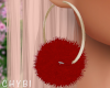 C~Bunny Red Earrings 