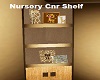 Nursery Corner Shelf
