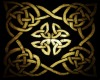 Black Gold Celtic Rug