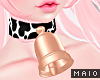 🅜 COW: bell moo choker