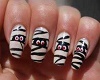  Halloween Mummy Nails