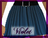 ( V) blue skirt