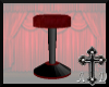 Red and Black Barstool