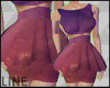 L| Peplum dress - Galaxy