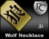 Kanji Wolf Necklace M