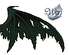 Dark Green Dragon Wings