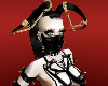 chained evil horns