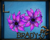 [B]purple flower garterL