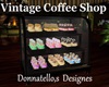 vintage cupcake display