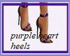 purple heart heels