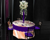 Peach n Purple wed table