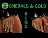 EMERALD & GOLD RING