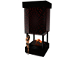Black n Red Fireplace