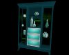 Green&Teal China Cabinet