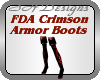 Crimson Dragon Boots Fem