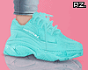 rz. Neon Blue Sneakers