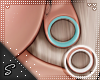 !S Teal1 2Tone Plugs