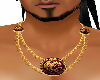 Golden Dragon Necklace M