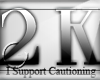 (C)2K Support Sticker
