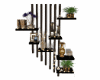 SHELF WITH VASES