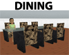 Dining Table Wolf Theme