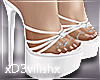 ✘Summer White Heels