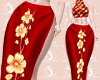 L: CNY Skirt Red Flower